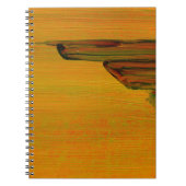 Geel Abstract notitieboek (Voorkant)