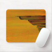 Geel abstract ontwerp muismat (Met muis)