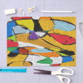 Geel Abstract papier (Craft)