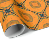 Geel abstract Patroonachtergrondontwerp. abstrac Cadeaupapier (Rol Hoek)