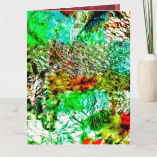 Geel abstracte Vouwbare Wenskaart, Lichtgeel Kaart