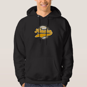 Geel Alaska College Universiteitsstijl Nationaal A Hoodie