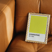 Geel album - White Border Perfect Poster