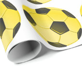 Geel-Amerikaans Voetbal of Football Cadeaupapier (Rol Hoek)