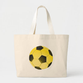 Geel-Amerikaans Voetbal of Football Grote Tote Bag