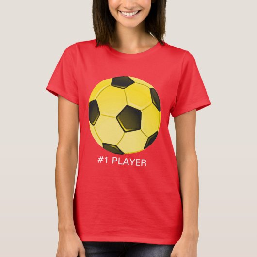 Geel-Amerikaans Voetbal of Football T-shirt (Voorkant)