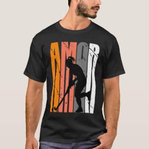 Geel Amor Hockey Dochter Meisje Verjaardag Happy R T-shirt