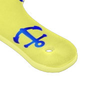 Geel ankerpatroon snijplank (Hoek)