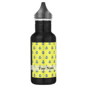 Geel ankerpatroon waterfles  (Links)