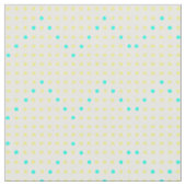 Geel Aqua Chevron Zigzag Diamond Pattern Fabric Stof (Close Up)