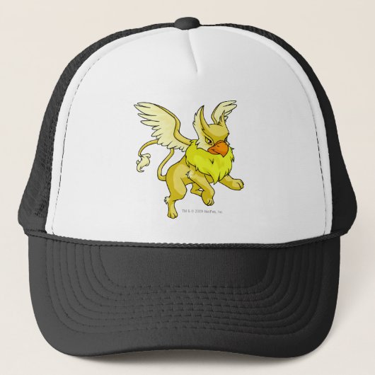 Geel arendsnest trucker pet (Voorkant)