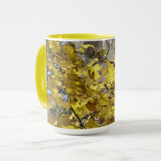 GEEL AUTUMN BOMEN MOK (Voorkant links)