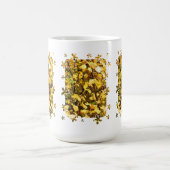 GEEL AUTUMN VERLAAT KOFFIE-MOK KOFFIEMOK (Center)