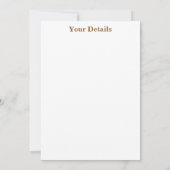 GEEL AUTUMN VERLATEN KAART (Achterkant)