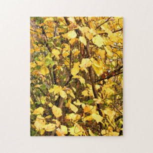 GEEL AUTUMN VERLATEN LEGPUZZEL