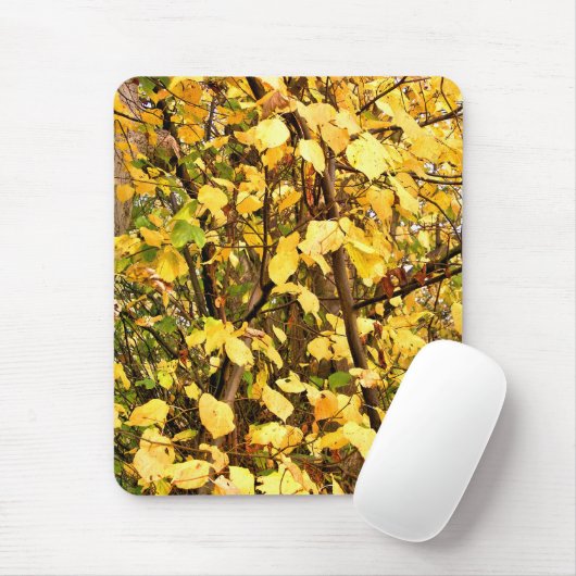 GEEL AUTUMN VERLATEN MUISMAT (Met muis)