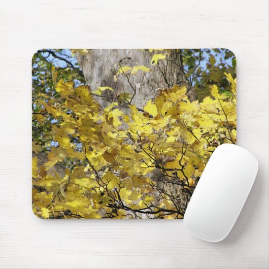 GEEL AUTUMN VERLATEN MUISMAT (Met muis)