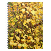 GEEL AUTUMN VERLATEN NOTITIEBOEK (Voorkant)