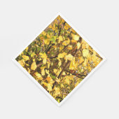 GEEL AUTUMN VERLATEN SERVETTEN (Hoek)