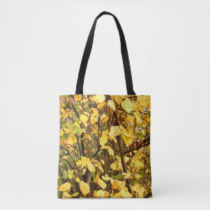 GEEL AUTUMN VERLATEN TOTE BAG