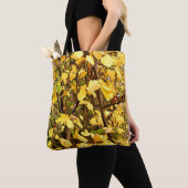 GEEL AUTUMN VERLATEN TOTE BAG (Dichtbij)