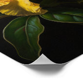 Geel Azalea Flowers Art Print Poster (Hoek)