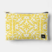 Geel Azulejos Portugees Spaans Mediterraan Etui (Voorkant)
