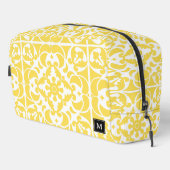Geel Azulejos Portugees Spaans Mediterraan Toilettasje (Rechterhoek)