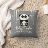 Geel Baby Bamboo Panda Kussen (Deken)