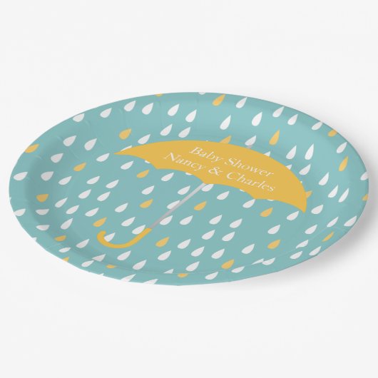 Geel Baby shower Bord (Gekanteld)