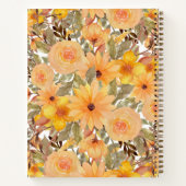 Geel Baby shower Cadeauslijst Notitieboek (Achterkant)