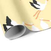 Geel Baby shower met onmiddellijke verpakking Cadeaupapier (Rol Hoek)