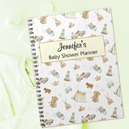 Geel Baby shower Planner-Keepsake  speelgoed Notitieboek