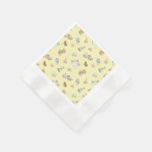 Geel Baby shower  Speelgoed Coin Cocktail Servet (Hoek)