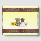 Geel Baby shower van de Lil'Cowgirl Gastenboek (Achterkant)