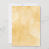 Geel Baby shower voor het slapengaan Kaart (Achterkant)