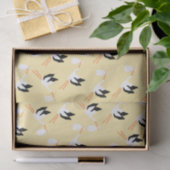 Geel Baby shower-weefselpapier voor winkels Tissuepapier (Geschenk)