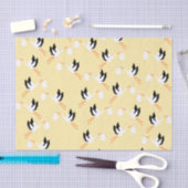 Geel Baby shower-weefselpapier voor winkels Tissuepapier (Craft)