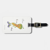 Geel Bagagelabel (Voorkant horizontaal)