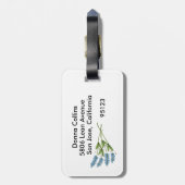 Geel Bagagelabel (Achterkant verticaal)