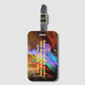 Geel Bagagelabel voor drakengrot (Voorkant (verticaal))