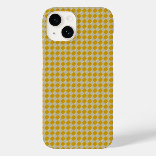 Geel balpatroon Case-Mate iPhone case (Achterkant)