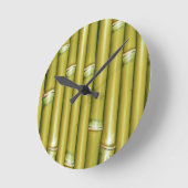 Geel Bamboo Ronde Klok (Hoek)