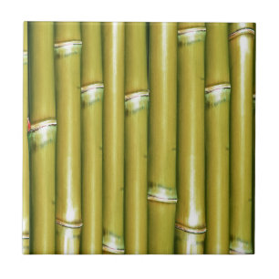 Geel Bamboo Tegeltje