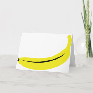 geel bananenfruit kaart