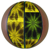 Geel Basketball Basketbal (Verticaal)