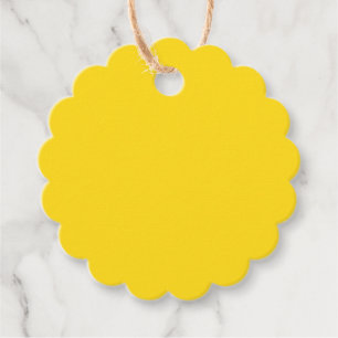 Geel Bedankjes Labels