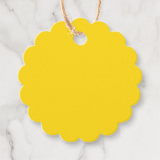 Geel Bedankjes Labels