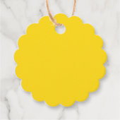 Geel Bedankjes Labels (Voorkant)