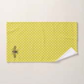 Geel bee Decor  Honeybee Grafisch Polkadot Bad Handdoek (Handdoek)
